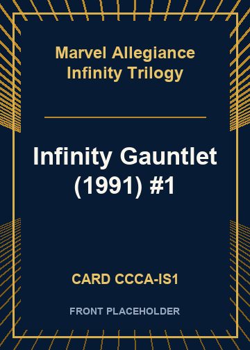 Infinity Gauntlet (1991) #1 card thumbnail