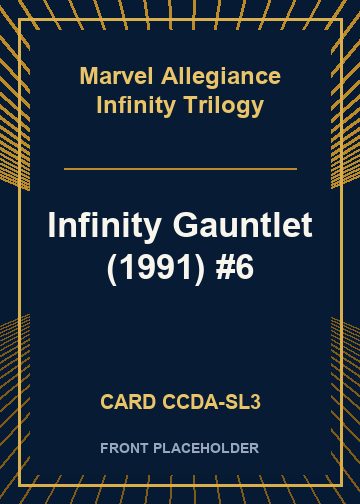Infinity Gauntlet (1991) #6 card thumbnail