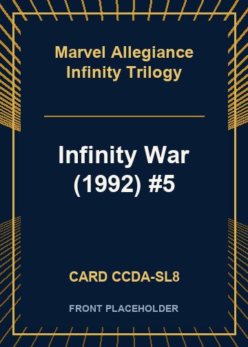 Infinity War (1992) #5 card thumbnail