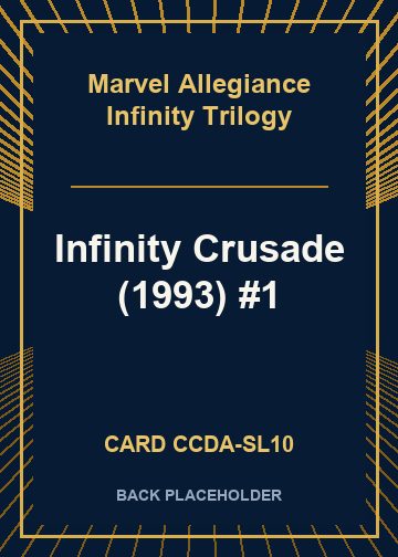 Infinity Crusade (1993) #1 back card image