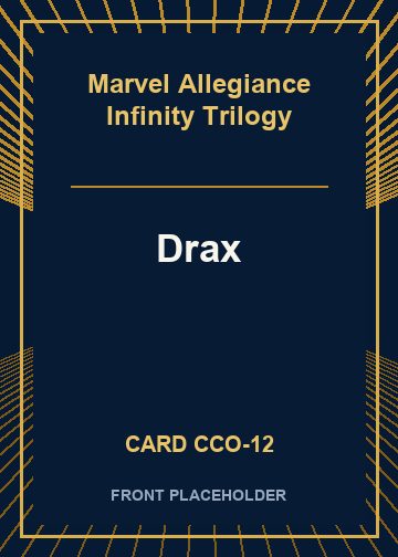 Drax front card image