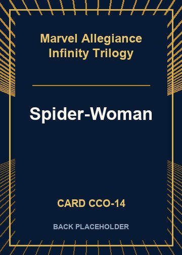 Spider-Woman back card image