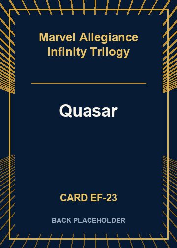 Quasar back card image