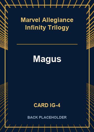 Magus back card image