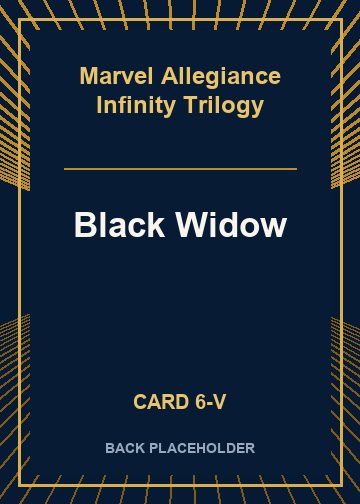 Black Widow back card image