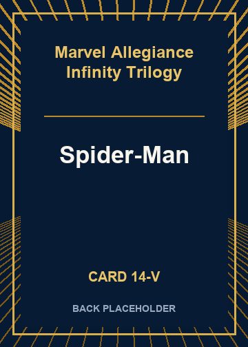 Spider-Man back card image