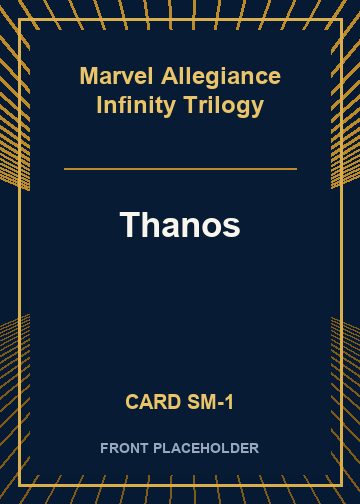 Thanos front card image