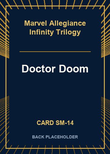 Doctor Doom back card image
