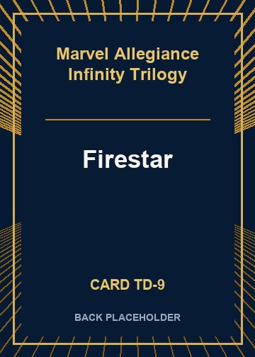Firestar back card image
