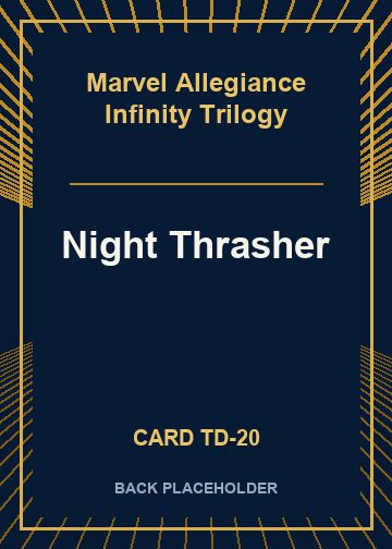Night Thrasher back card image