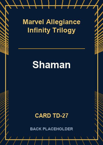 Shaman back card image