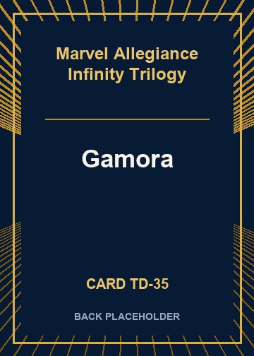 Gamora back card image