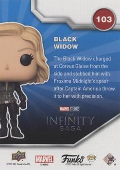 Black Widow (295) back card image
