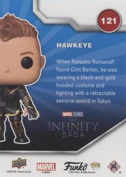 Hawkeye (457) back card image
