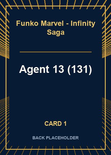Agent 13 (131) back artwork