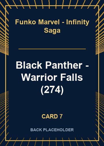 Black Panther - Warrior Falls (274) back artwork