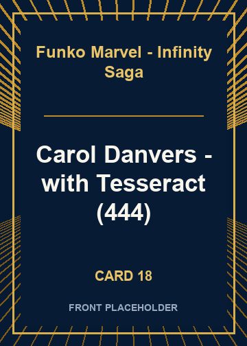 Carol Danvers - with Tesseract (444) front artwork