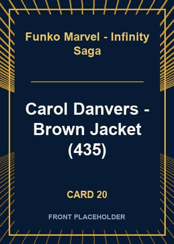 Carol Danvers - Brown Jacket (435) front artwork