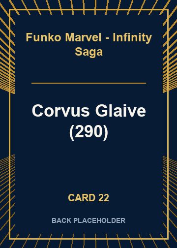 Corvus Glaive (290) back artwork