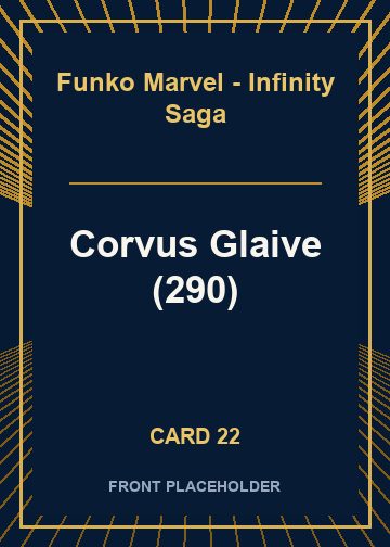 Corvus Glaive (290) front artwork