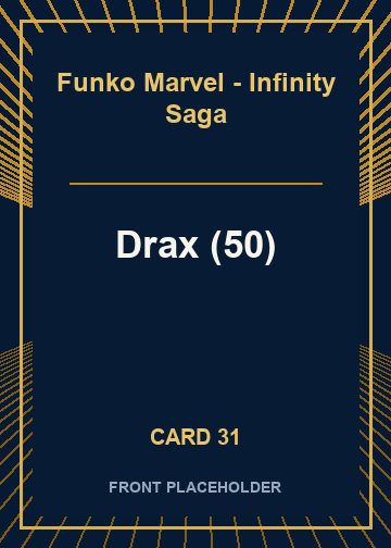 Drax (50) front artwork