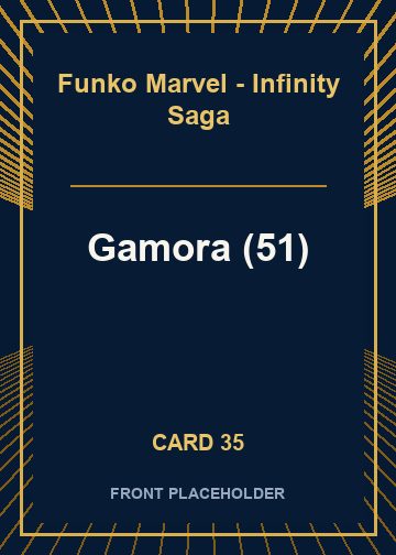 Gamora (51) front artwork