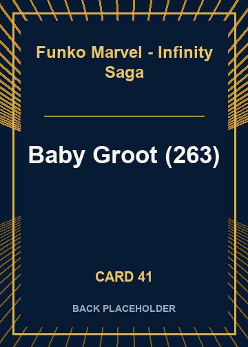 Baby Groot (263) back card image