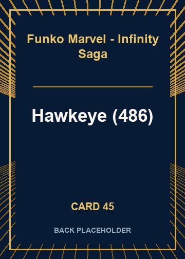 Hawkeye (486) back card image