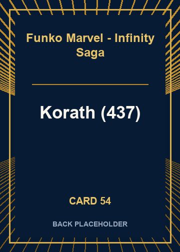 Korath (437) back card image