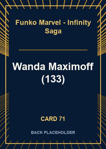 Wanda Maximoff (133) back card image