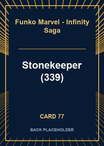 Stonekeeper (339) back card image