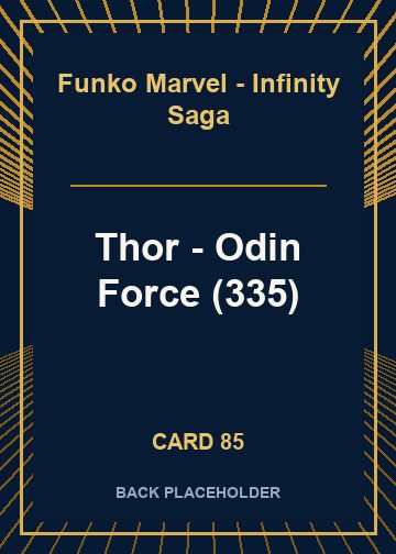 Thor - Odin Force (335) back card image