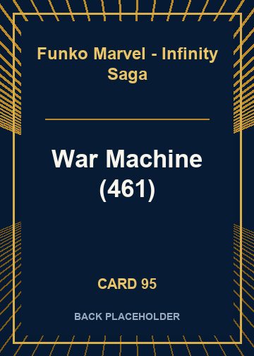 War Machine (461) back card image