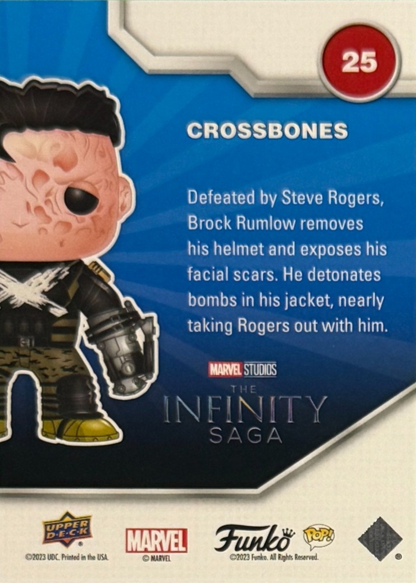 Crossbones - Unmasked (139) back card image