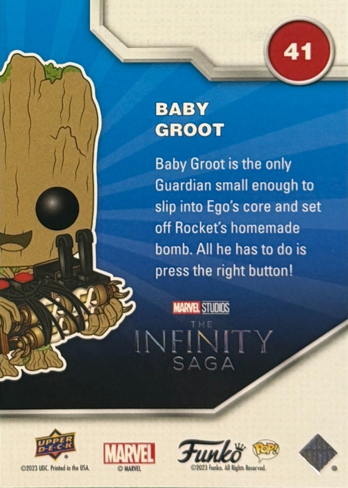 Baby Groot (263) back card image