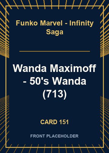 Wanda Maximoff - 50's Wanda (713) card thumbnail