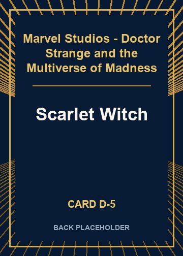Scarlet Witch back card image