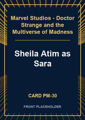 Sheila Atim as Sara card thumbnail