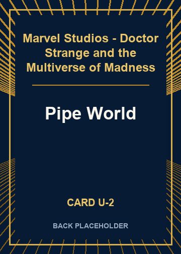 Pipe World back card image