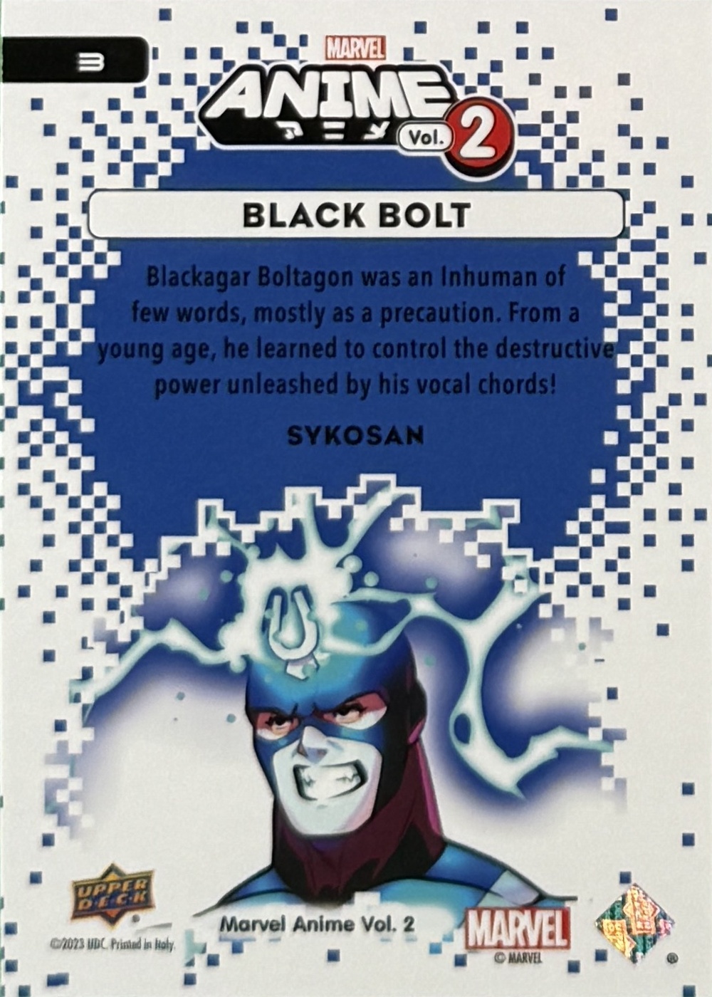 Black Bolt back artwork