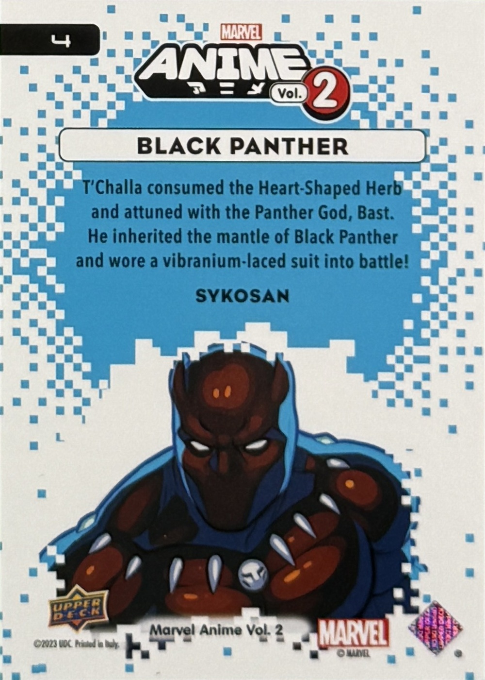 Black Panther back artwork
