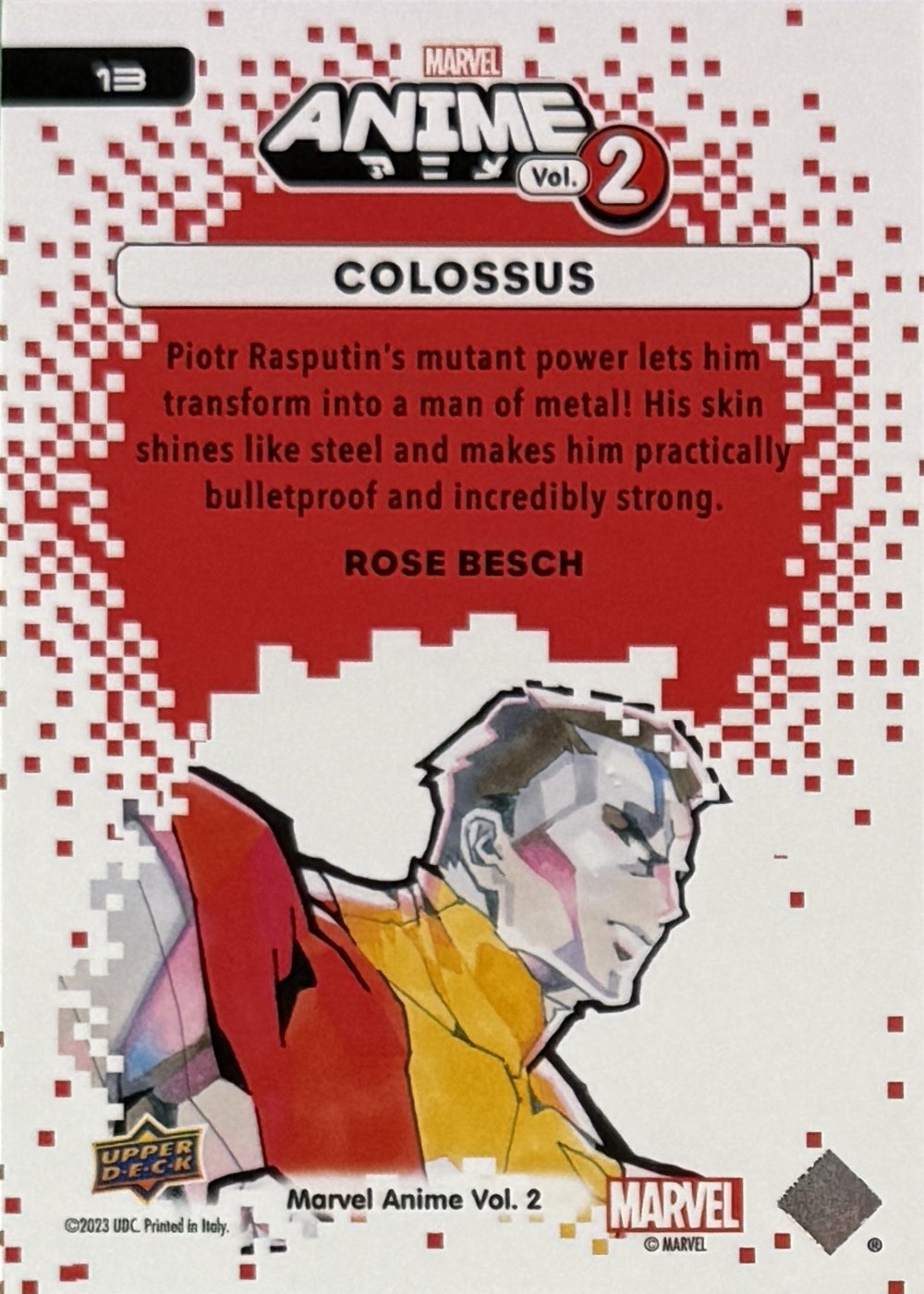 Colossus back artwork
