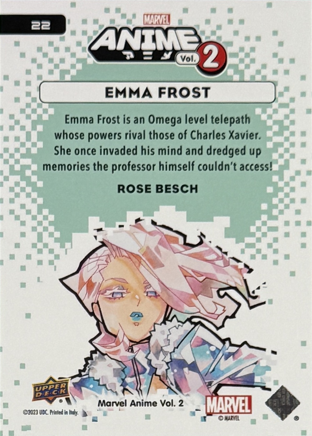 Emma Frost back artwork