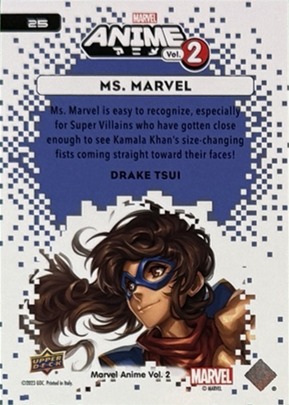 Ms. Marvel back artwork