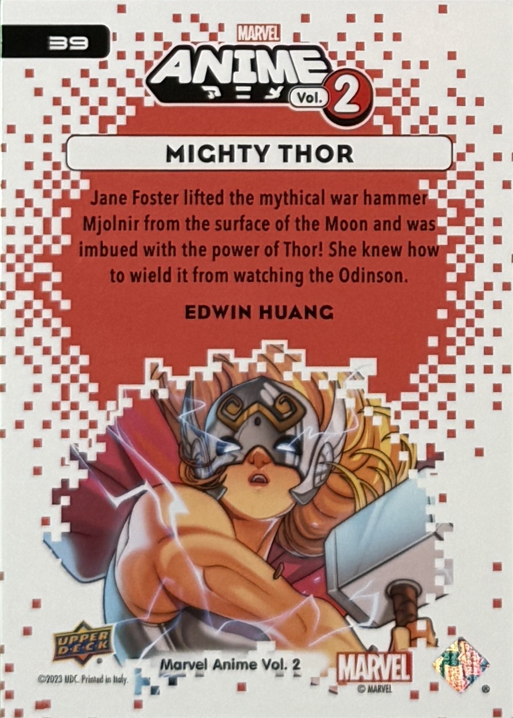 Mighty Thor back card image