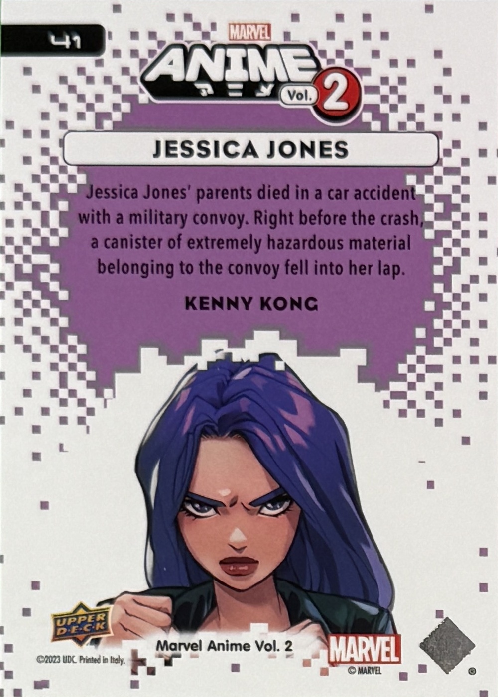 Jessica Jones back card image
