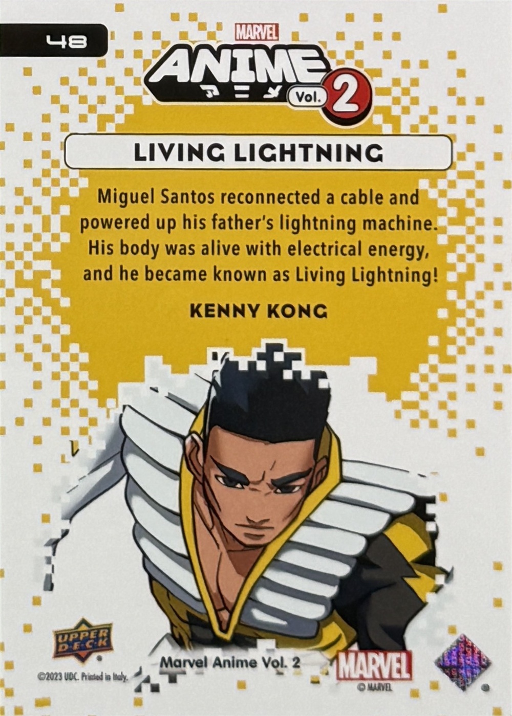 Living Lightning back card image