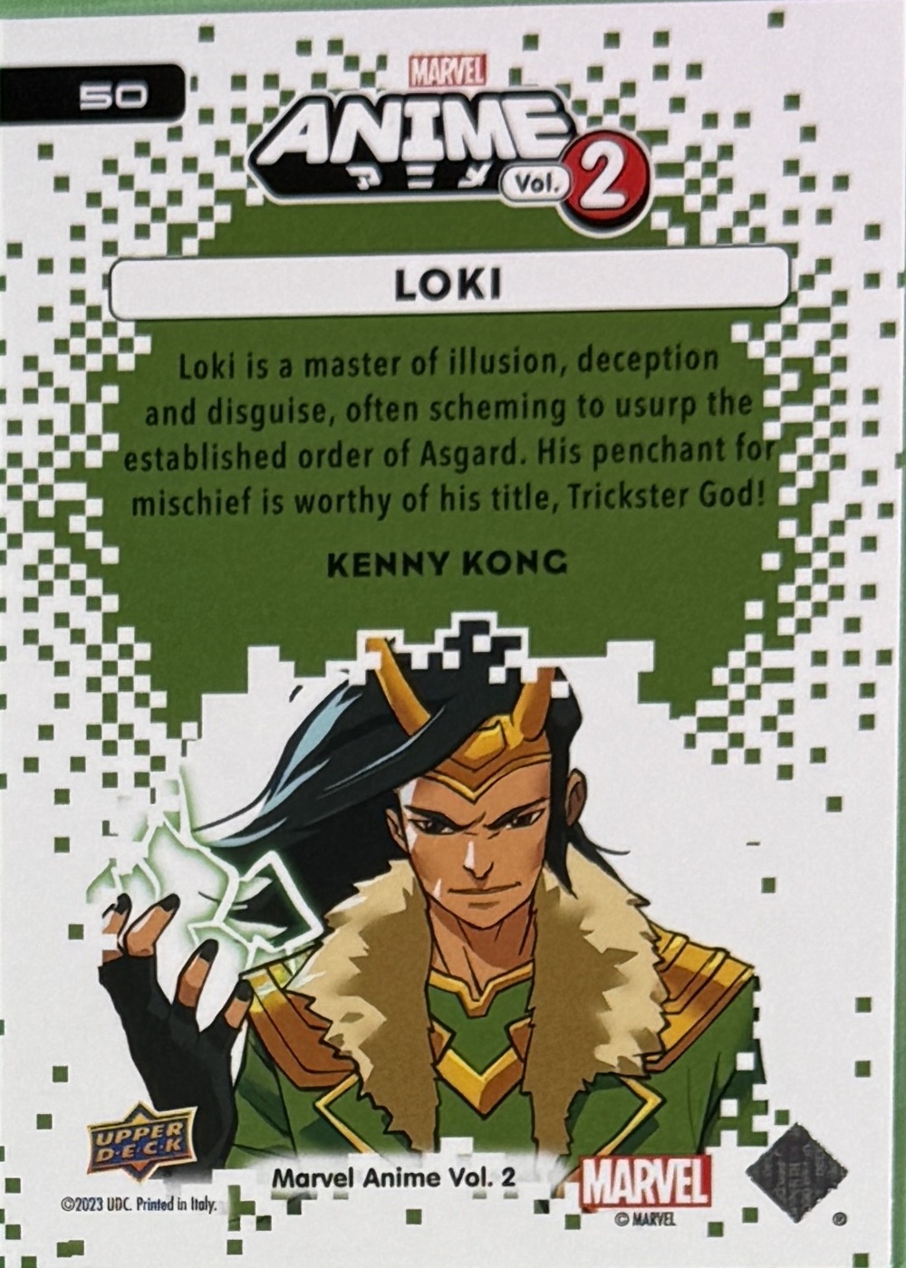 Loki back card image