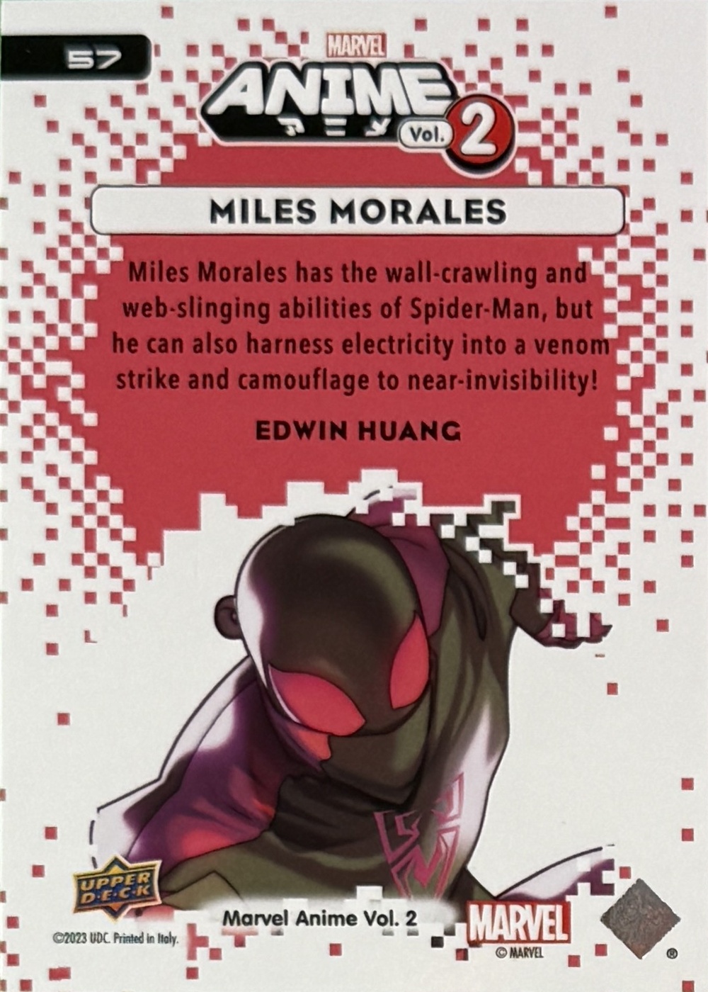 Miles Morales back card image