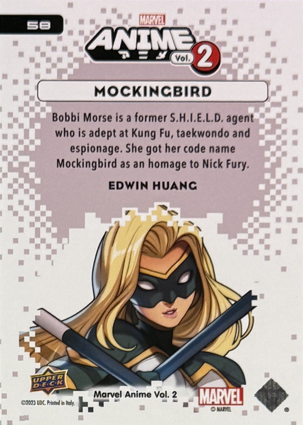 Mockingbird back card image